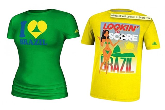 Looking To Score Brazil World Cup T-Shirt